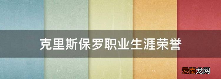 克里斯保罗太阳队图片，克里斯保罗职业生涯荣誉