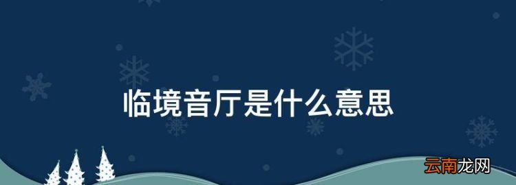 临境音厅是什么意思，电影院的临境音厅什么意思啊