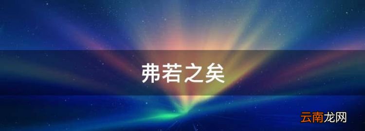 弗若之矣的弗是什么意思