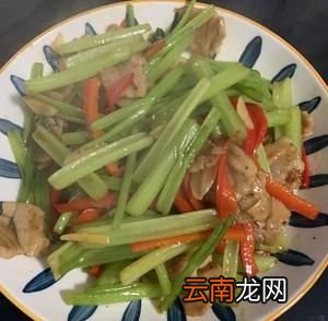 芹菜炒肉怎么炒