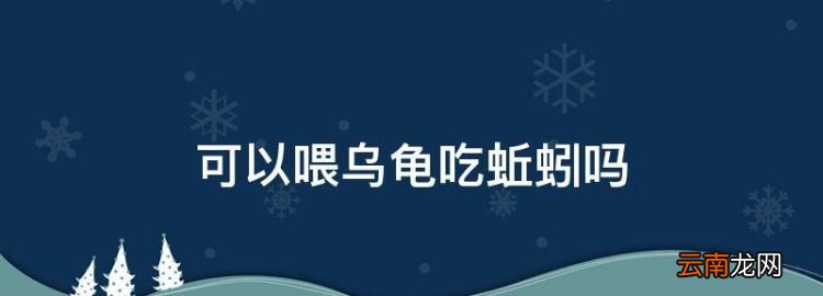 可以喂乌龟吃蚯蚓，乌龟吃蚯蚓吃得多有什么伤害