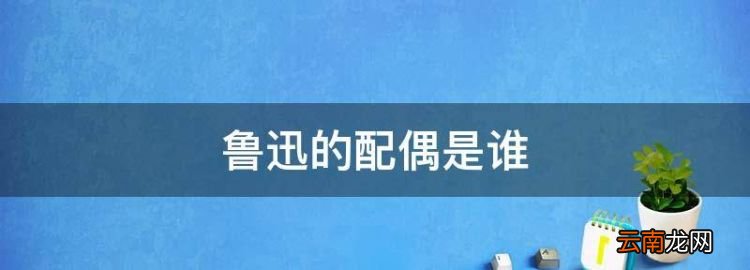 鲁迅的配偶是谁，鲁迅的孙孑的老婆