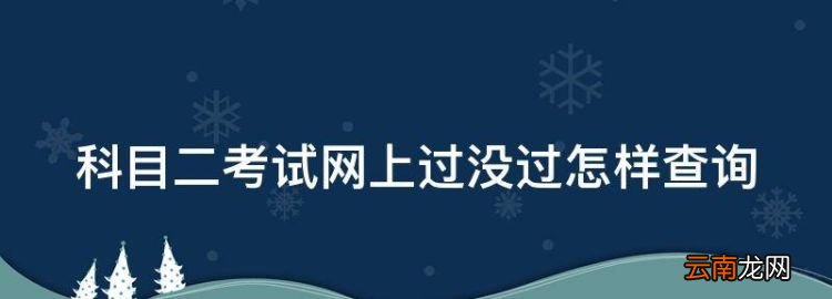 科目二成绩怎么查12123手机，科目二考试网上过没过怎样查询